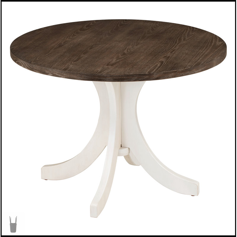 Ensemble de table de salle à manger 5 pièces en bois massif avec chaises rembourrées, parfait pour les réunions de famille et les repas élégants