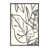 Toile encadrée de bois rustique foncé