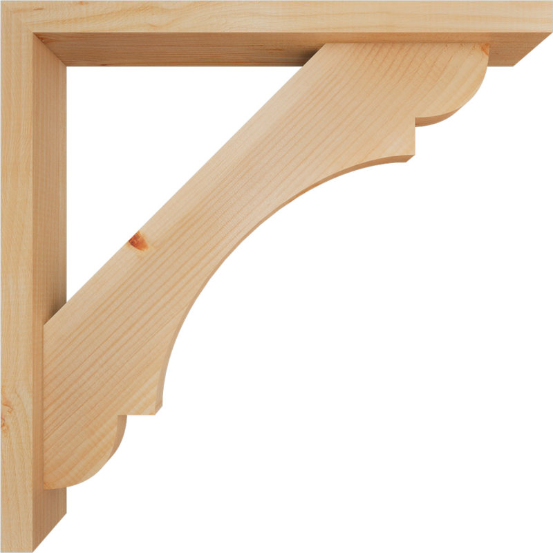 Support de bloc olympique avec entretoise décalée, 26 x 26, Sapin Douglas de l 3 1/2 (lisse)