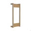 Porte-serviettes mural avec tablette et barre de suspension Arlington