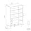 197cm H x 110cm W Standard Bookcase