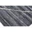 Hand Knotted Striped Area Rug in Charcoal-534089489