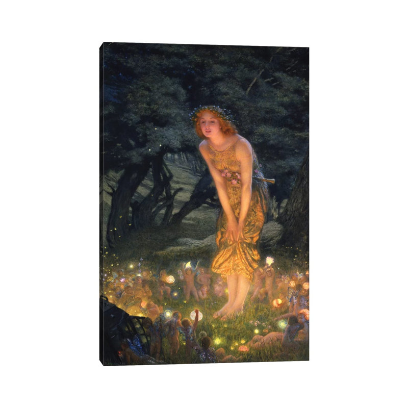 Midsummer's Eve - Painting on Canvas, No Frame, 101.6 cm H x 66.04 cm W x 1.91 cm D