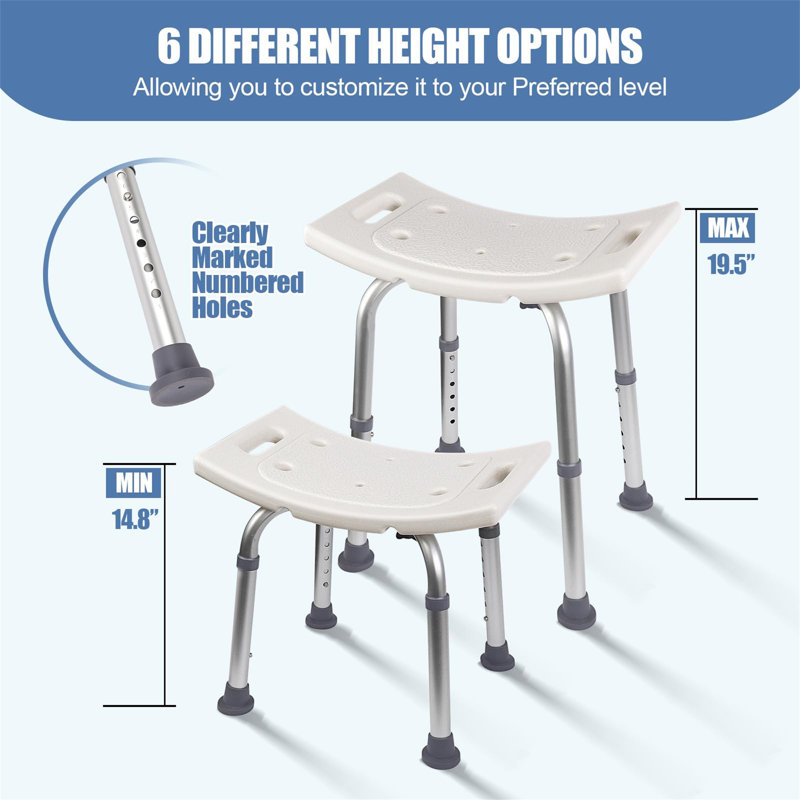 Non-Slip Shower Stool