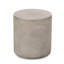 Table d'appoint d'extérieur en béton léger, table de bout MGO, gris clair