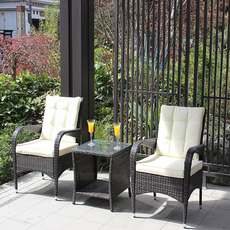 Ensemble de mobilier d'extérieur élégant avec coussins
