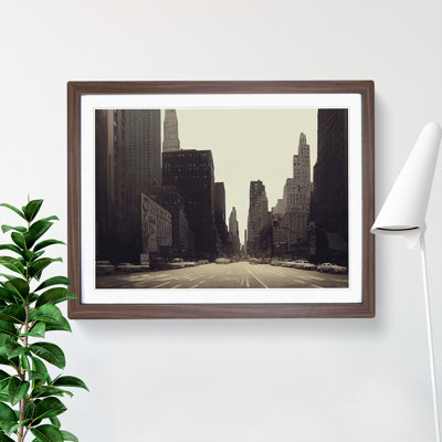 Vintage New York Skyline Vol.1 - Framed Print