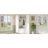 Spacious Hall Trees With Storage, White Mdf Farmhouse Entryway Organizer