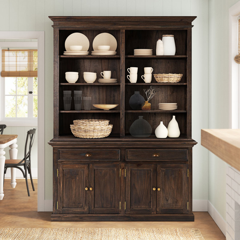 Amores Storage Bookcase 86.61" H x 62.99" W, Black Wash