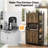 71" H Kitchen Pantry Cabinet Food Pantry with Shelves-404535767