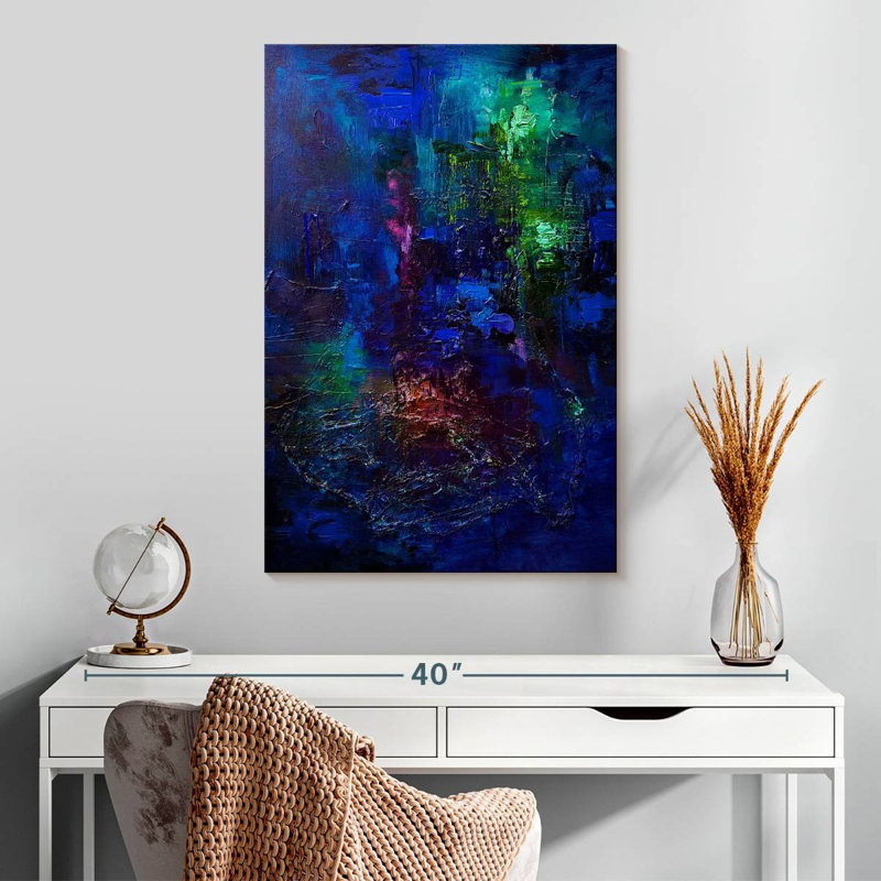 Avery Blue II, 30" H x 20" W