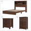 Ensemble de chambre à coucher 4 pièces, table de chevet incluse-703594461