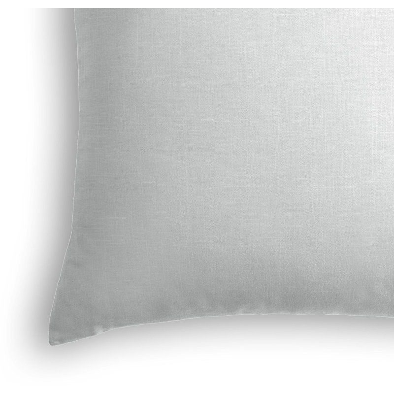 Housse de coussin carrée, 16 po x 16 po, Gris froid, Housse de coussin seulement - sans coussin
