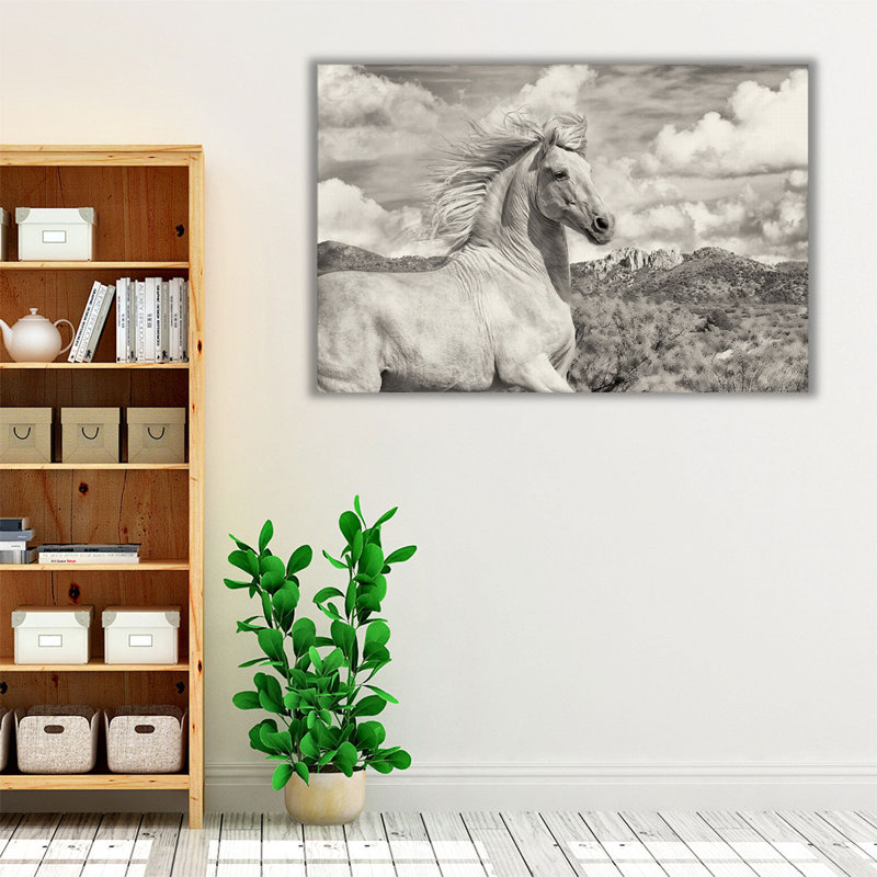 Free to Run - reproduction d'art sur toile, H 32 po x l 48 po