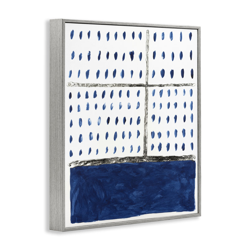 Impression à giclée encadrée à pois par Michael Willett, Estampe numérique Farmhouse, H 14 po x l 11 po