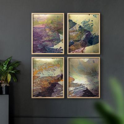 «Monet's Landscape V», ensemble de 4
