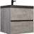 Modern 24" Bathroom Vanity. Grey Storage Cabinet With Quartz Sand Basin. Easy Install, Stylish Unit Vanity - Sink. Design Basin For Longevity. Soft Close Drawers Quiet Operation. Organization. To