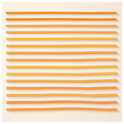 Horizontal Orange Lines Comforter