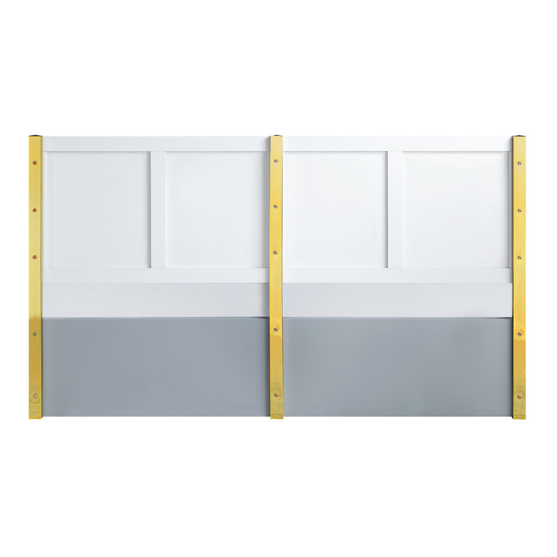 Urban Simplicity Bed, Gray, Queen