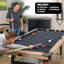 GoSports Portable Pool Table - No Assembly Required Folding Billiard Table in Oak-99489136