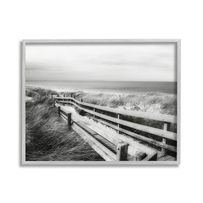 «Coastal Boardwalk Landscape», estampe numérique par GraffiTee Studios