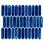 Komorebi 1X3 Picket Polished Glass Mosaic Tile-1937895384