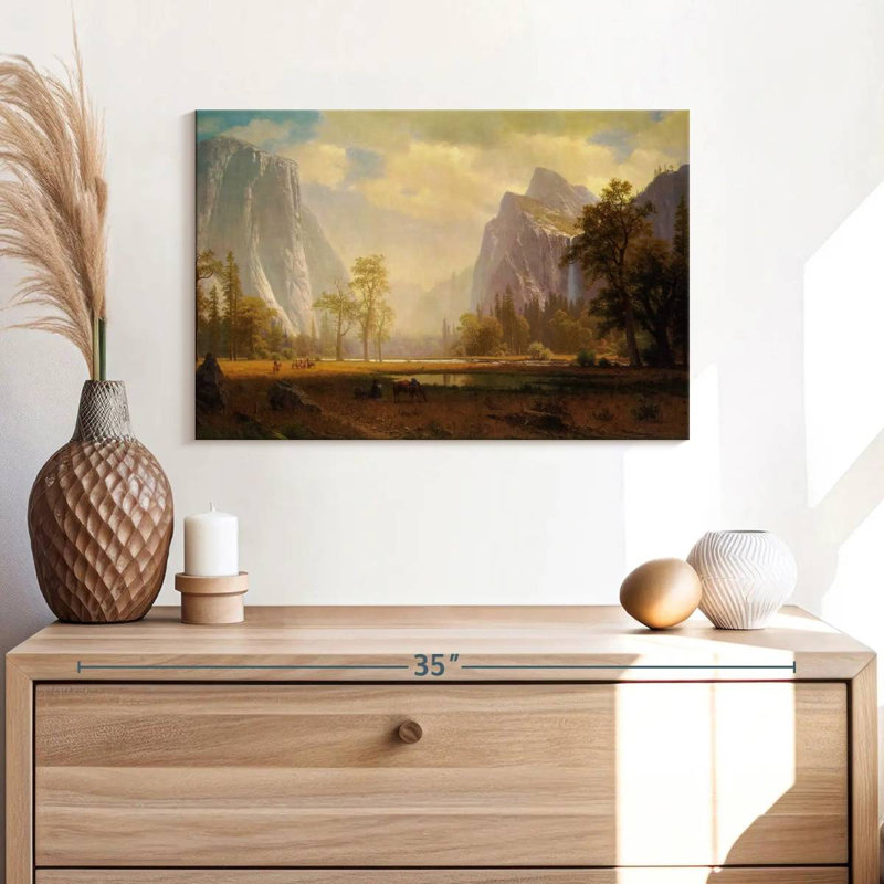 Alvord regardant la vallée de Yosemite, H 16 po x l 24 po