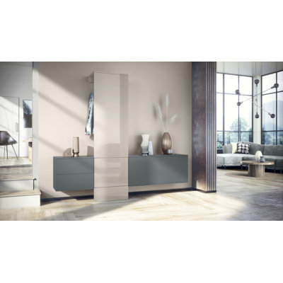 Chappa 209 cm W Hallway Set with Shoe Storage