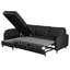 Alvaretta Leather Corner Sofa with Sleeping Function and Underseat Storage -506634047-506633986