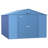 Select Steel Storage Shed Steel Storage Shed, 10X12, Blue Grey-55865217-101611788