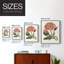 Impression florale rose de qualité supérieure - prête à accrocher - aucun clou requis - aucun clou requis-1933892760-1933892736