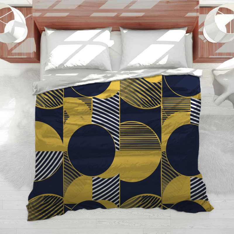 Édredon en mélange de coton tendance et moderne, Édredon grand