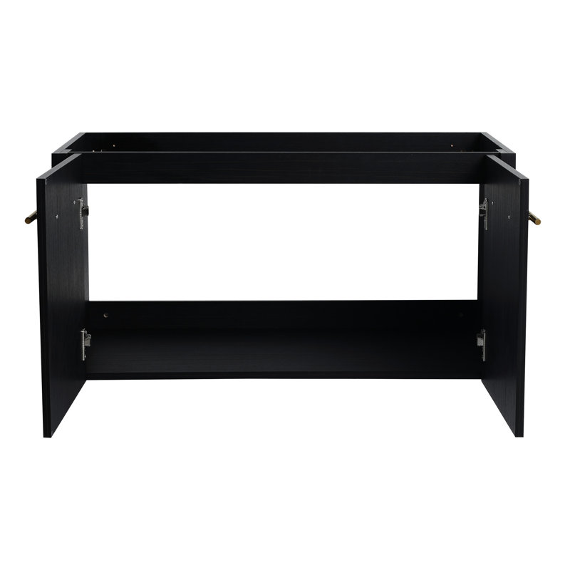 Black Chestnut 36 Inch Bathroom Furniture, Contemporary Design With Abundant Storage 36" Console, Chestnut, Flair Plentiful Options