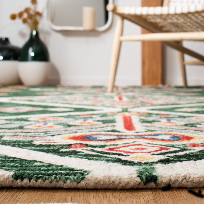 Tapis en laine touffeté à la main Wilstead, Carré 7 pi