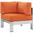 Shore 4 Piece Outdoor Patio Aluminum Sectional Sofa Set-23592933