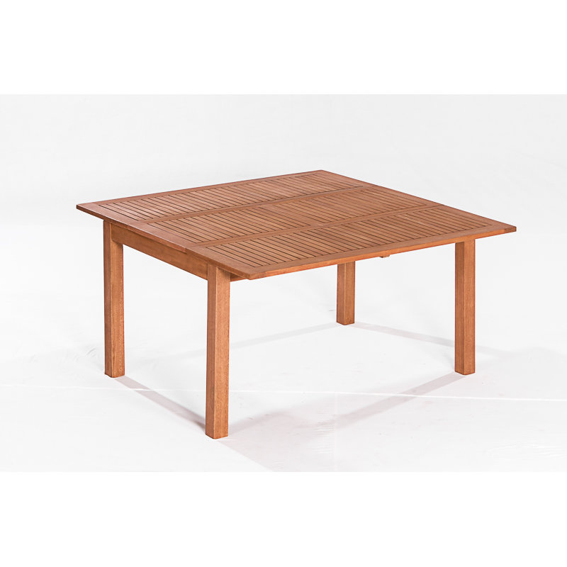 Adabpreet Square Wood Extendable Outdoor Dining Table , cm W 150cm cm D