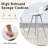Breion Modern Transparent Bar Stools with Faux Leather Seat and Metal Legs ( Set of 2)-1957520443