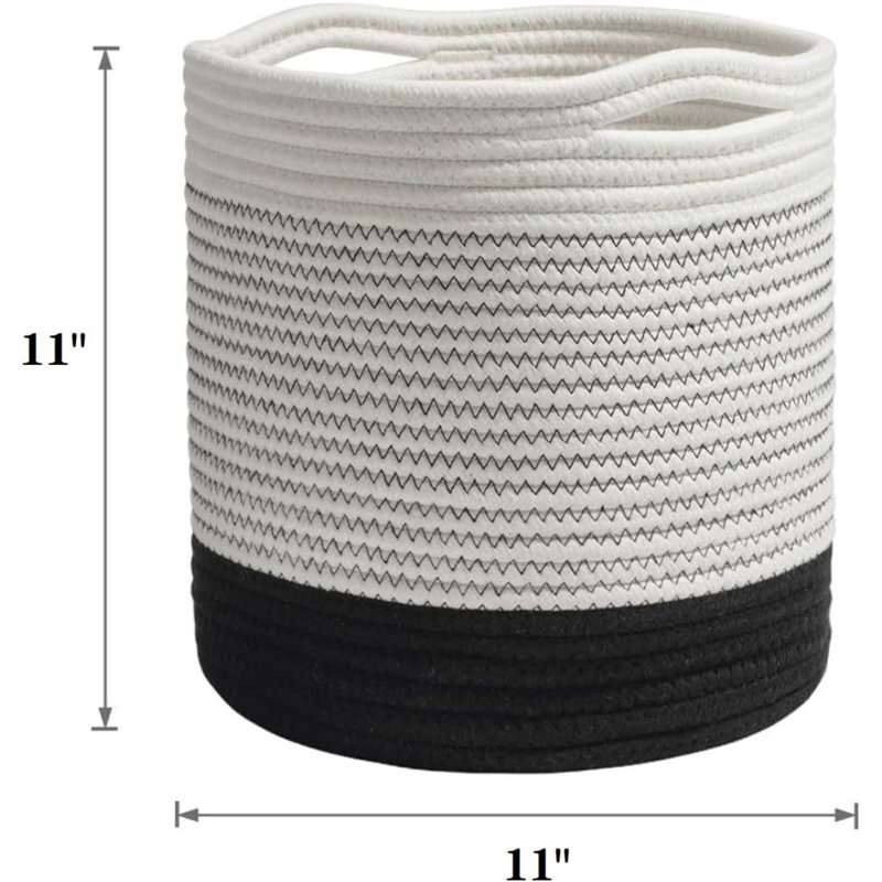 Ensemble de paniers Brenin, Noir / blanc