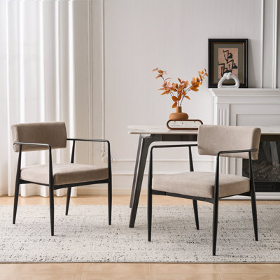 Fauteuil de salle à manger rembourré Xzavier