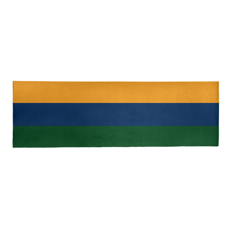 Chenille Striped Indoor Rug, Runner 2'6" x 8'