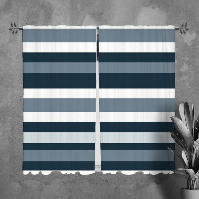 Paire de rideaux obscurcissant en polyester Zelea, L 20 po x L 61 po