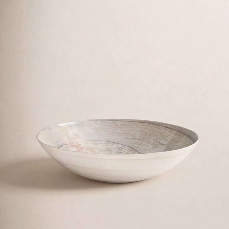 Murano Glass Circular Vessel Bathroom Sink