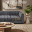 Canapé-lit modulaire en L Chenille-1650112558