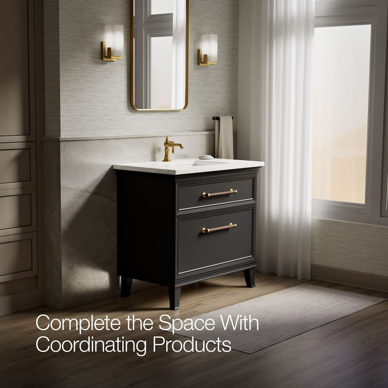 Artifacts Vanity 36 Inches Combo, Slate Gray