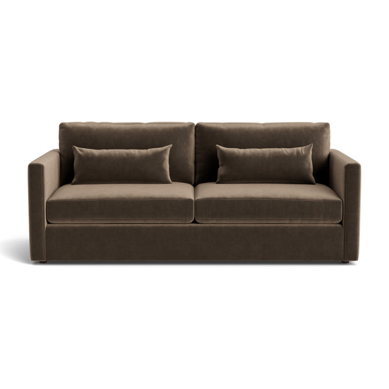 Haywood 90 Sofa, Performance Velvet - Otter