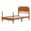 Lit poteau en bois traditionnel, lit plateforme rétro, aucun sommier requis, assemblage facile-1989936849-1989936848
