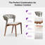 Ensemble de table de patio et chaises 9 pièces PURPLE LEAF avec rotin en osier d'aluminium-1785887552-1785887567