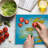 East Urban Home Glass Map Cutting Board
