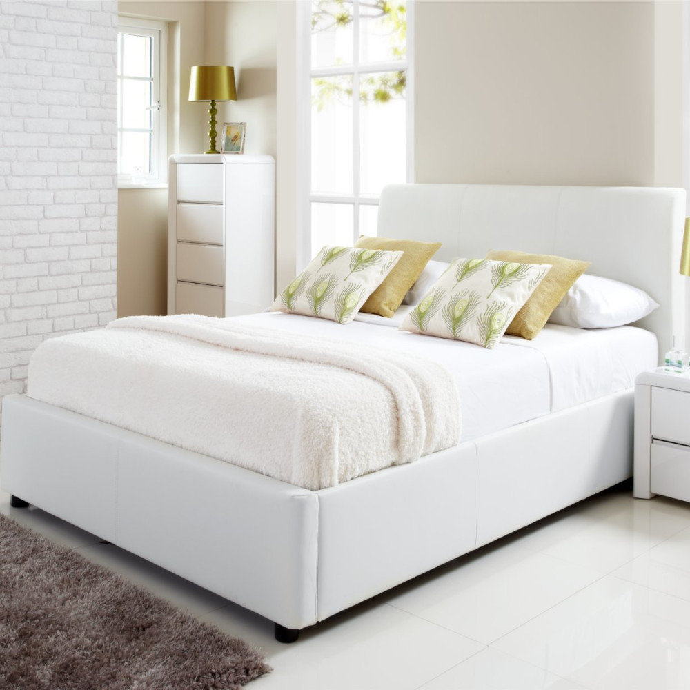 Ebern Designs Jamarrion Upholstered Ottoman Bed Wayfair
