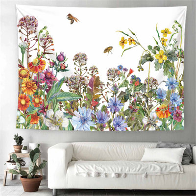 Tapisserie en polyester pour plantes de jardin avec accessoire de suspension inclus